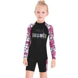 Kids Duikpak Korte Wetsuit Kinderen Voor Warm Houden Een Stuk Wetsuits Uv Bescherming Badmode Meisjes Zwemmen