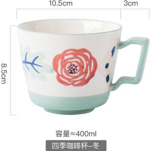 Plain White Bone China Koffie Mok Porselein Luxe Keramische Vintage Cup Koffie Cafe Thee Cup Thermo Taza Cafe Paar Mok EE50BD