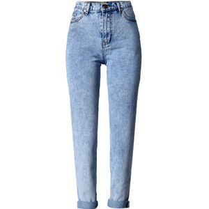 Vrouwen Lange Jeans Hoge Taille 100% Katoen Sneeuw Wassen Soort Denim Jeans Vintage Losse Straight Denim Jeans broek
