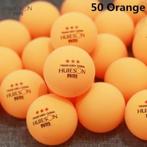 Huieson Tafeltennis Ballen 3-Star D40 + 2.8G Ping Pong Bal 50 100 Stuks Materiaal Abs plastic Tafel Training Ballen 2 Kleuren