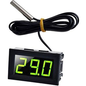 Geel Groen Licht DC 5-12 V 0.56 ""Tester Digitale Thermometer Sensor-50-110 Celsius Temperatuur gauge Groene LED