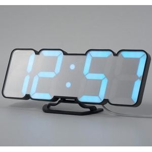 3D LED Digitale Wandklok Draadloze Afstandsbediening USB Klokken LED Display Wekker Met Temperatuur/Datum Geluid Controle Tafel horloge