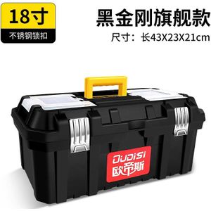 Workshop Gereedschapskist Profesional Metalen Motorfiets Draagbare Compleet Toolbox Hard Shockproof Wrench Gereedschapskoffer Verpakking