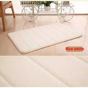 1Pc 40X60Cm Thuis Badmat Antislip Badkamer Tapijt Zacht Koraal Fleece Memory Foam Tapijt mat Keuken Wc Floor Decor