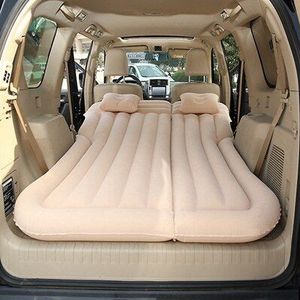 SUV Air Matras Auto Achterbank Bed Draagbare Reizen Luchtbed Snelle Opblaasbare Outdoor Beach Camping Slaapmat en Pads