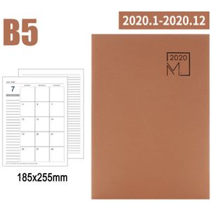 Notebook Agenda Planner Dagboek Vergadering Boek Meisje School Briefpapier Maandelijkse Plan Levert AS99