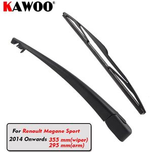 KAWOO Auto Achter Wisser Bladen Terug Ruitenwissers Arm Voor Renault Megane Sport Hatchback (Vanaf ) 355mm Voorruit Blade