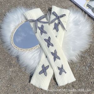 Witte Beenwarmers Japanse Jk Sokken Winter Beenbedekkers Winter Womens Sokken Lolita Gebreide Sokken Leuke Lange Knie Sokken Slouch sokken
