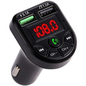 Auto Fm Draadloze Bluetooth 5.0 Handsfree Kit Fm-zender Auto MP3 Radio Adapter 2 Usb Charger Fm Modulator auto Accessoires