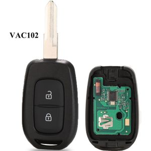 Jingyuqin Afstandsbediening Autosleutel 433Mhz PCF7961M 4A Chip Voor Renault Sandero Dacia Logan Lodgy Dokker Stofdoek Trafic Clio4 Master 3 2BTN