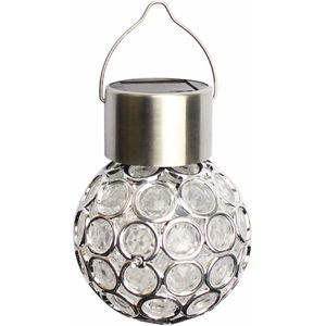 Led Solar Power Glas Bal Crystal Opknoping Kleur Veranderende Lamp Decoratie Licht Voor Outdoor Tuin Binnenplaats Gereedschap