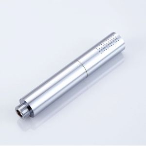 DONYUMMYJO 1 stks Waterbesparing Messing Afgewerkte Ronde Douchekop Twee Multifunctionele Handheld Nozzle Bidet Sproeier