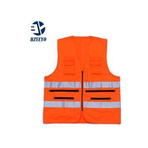 Hzyeyo Motorfiets Hoge Zichtbaarheid Veiligheid Vest Werk Vest Werkkleding Veiligheid Orange Reflecterende Vest D9923