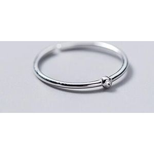Mloveacc Anti-Allergie Originele 925 Sterling Zilveren Bruiloft Koppels Ringen Smooth Simple Cz Engagement Ring Voor Mannen En Vrouwen