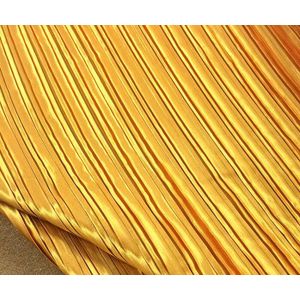 3 meters 150 cm 59.05 ""breedte gold accordeon geplooide satijn stof dansen jurk tas purse decoratieve stof MM391