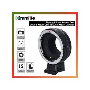 Commlite CM-EF-EOSM Elektronische Autofocus Lens adapter voor Canon EF EF-S lens eos M EF-M M2 M3 m5 M6 M10 M50 M100 Camera 'S
