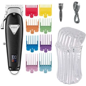 Vgr Tondeuse Set Elektrische Tondeuse Cordless Baard Trimmer Mannen Kapper Haar Snijmachine Voor Mannen Oplaadbare Usb