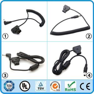 D-Tap Dtap Male naar DC 5.5x2.5mm Voeding Kabel voor DSLR Rig BMCC BMPC Camera 4 k Monitor V-Mount Anton Bauer Lanparte ARRI