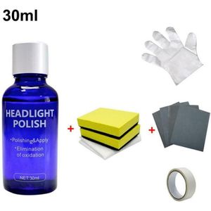 10/30Ml 9H Auto Koplamp Putty Hardheid Auto Licht Reparatie Hydrofobe Glas Coating Keramische Jas Super hydrofobe Agent