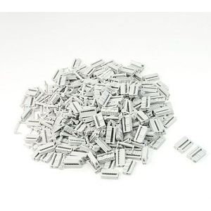 200 Stks 2 Rijen 16 Pin IDC Socket Connector Mannelijke Header 2.2mm FC-16P Lichtgrijs