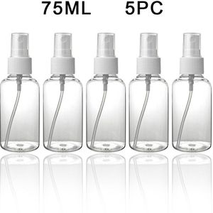 5 Stuks Transparant Reizen Pomp Fles Lotion Dispenser Fles Plastic Spuit