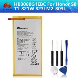 Huawei Batterij HB3080G1EBW Ebc Voor Huawei Media Pad T3 10 AGS-L09 KOB-L09 KOB-W09 BZA-L00 L00 S8-701W S8 T1-821W M2-803L M1 8.0