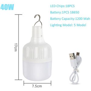 Led Camping Licht Usb Oplaadbare Lamp Voor Outdoor Camping Lamp 5 Model Draagbare Lantaarns Noodverlichting Voor Bbq Wandelen