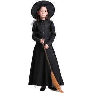 Zwarte Tovenaar van Oz Heksen Moeder en Kind Jurk Kostuums Cosplay Voor Meisjes en Vrouw Halloween Party Dress Kostuum