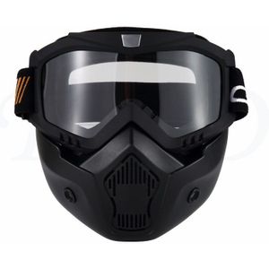 mannen en vrouwen motorfiets glazen goggles winddicht masker rijden helm open half helm of retro helm Voor Harley honda