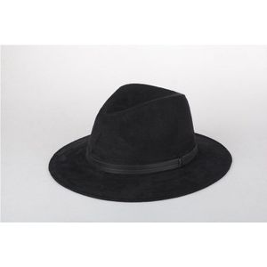 Suede vilt hoeden Classic fedora Jazz Stierenvechten hoed kerk hoeden vrouw toca masculina hoed eenvoudige maison michel