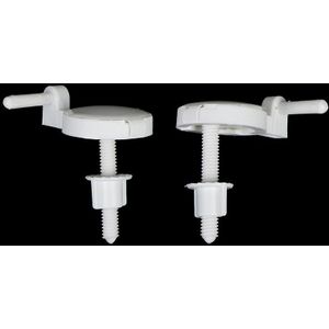 1 Paar Toiletbril Scharnier Bouten Schroefbevestiging Montage Kit Toiletbril Accessoires