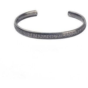 Note Bangle 316L Roestvrij Staal Paar Vintage Manchet Armbanden Metalen voor Mannen Vrouwen Retro Punk Viking Sieraden