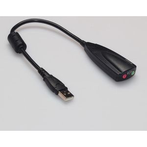 Antimagnetic Externe Usb Geluidskaart 7.1 Adapter 5HV2 3D Audio Headset 3.5Mm Voor Laptop Pc Professionele