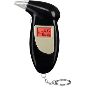 Professionele Alcohol Tester Digitale Blaastest Lcd Display Adem Analyzer Draagbare Alcohol Detectie Apparaat Voor Drivers