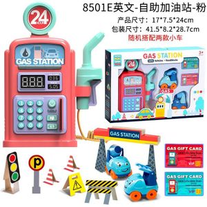 Simulatie Gas Station Speelgoed Set Voertuigen Kids Educatief Speelgoed Tankstation Set Play Accessoires Voor Kinderen Met Auto 'S