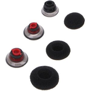 Zachte Siliconen Oorkussens Oortelefoon Clear Oordopjes Tips Eargels Zwart Foam Accessoires Voor Plantronics Voyager 5200 Oortelefoon
