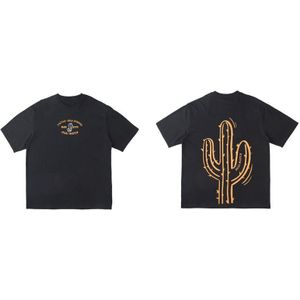 Gonthwid Cactus Print Korte Mouw Streetwear T-shirts Harajuku Hip Hop Casual T Shirts Mannen Zomer Mode Tops Tees Man