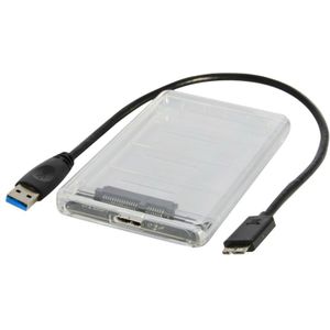 High-Speed 2Tb Usb 3.0 Naar 2.5 Inch Externe Harde Schijf Ssd Hdd Transparante Behuizing