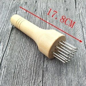 Kitchen Tools Stainless Steel Profession Meat Tenderizer Needle Pig Skin Nail Patty Makers Pork Beef Tendon Hammer Fork