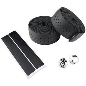 Fietsstuur Tape Geperforeerde Riem Racefiets Mtb Racefiets Lederen Geperforeerde Riem Ademend Bar Wrap Bandjes Fixed Gear Bel