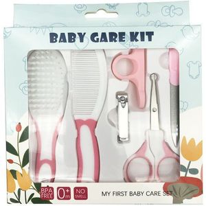 6 Stuks Baby Pasgeboren Gezondheid Veiligheid Care Set Nail Clipper Trimmer Haar Manicure Borstel Maternal Kids Grooming Home Reizen Kits