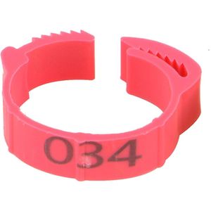 100 Pcs 20/24/27Mm Identificeren Ring Postduif Training Levert Been Nummer Vogel Bands Voor Duif chicks Bantam Kip