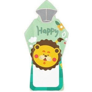 Kinderen Leuke Animal Print Microfiber Wetsuit Veranderende Gewaad Strand Poncho Handdoek Sneldrogend Badhanddoeken Met Hooded Beachwear