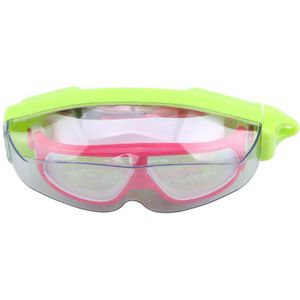 Zwembril Comfortabele Siliconen Grote Frame Verstelbare Zwemmen Bril Kinderen Anti-Fog Uv Waterdichte Zwemmen Brillen