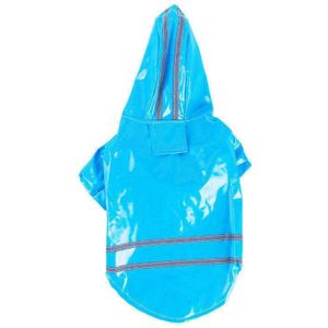 Reflecterende Kap Pu Hond Kleding Regenjas Huisdier Jassen Waterdichte Jas Voor Kleine Grote Hond Kat Regenjas Puppy Product Regen jas