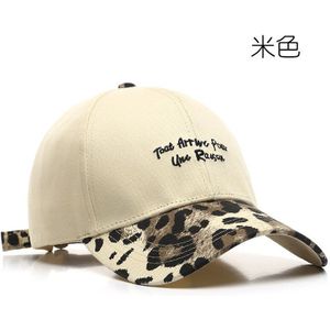 Koreaanse Casual Sport Zonnescherm Vrouwelijke Ins Stijl Baseball Cap Met Luipaard Print Stiksels Cappellini Uomo Bone Feminino Sombrero