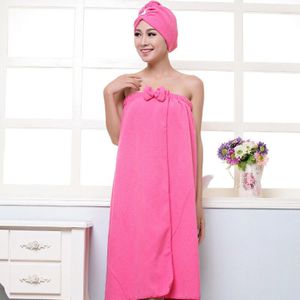 Reizen Vrouwen Microfiber Katoenen Badhanddoek Set Haarband Badjas Thuis Textiel Badkamer Grote Badhanddoeken Voor Volwassenen
