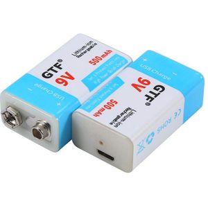 9 V 1000Mah Li-Ion Oplaadbare Batterij Micro Usb Batterijen 9 V Lithium Voor Multimeter Microfoon Speelgoed Afstandsbediening Ktv gebruik
