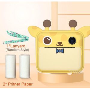 Kids Video Foto Camera Schattige Kinderen Instant Print Camera Speelgoed Voor Kinderen Meisjes Jongens Instantane Printer Kamera