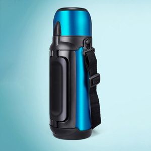 1.5L / 2L Grote Capaciteit Roestvrijstalen Thermoskan Outdoor Reizen Sport Persoonlijkheid Water Cup Draagbare Isolatie Vacuüm Cup